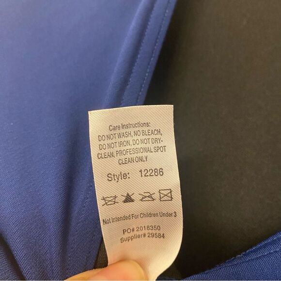 WEISSMAN Dance lyrical costume blue ON THE NATURE OF DAYLIGHT 12286 MC child - Picture 9 of 12